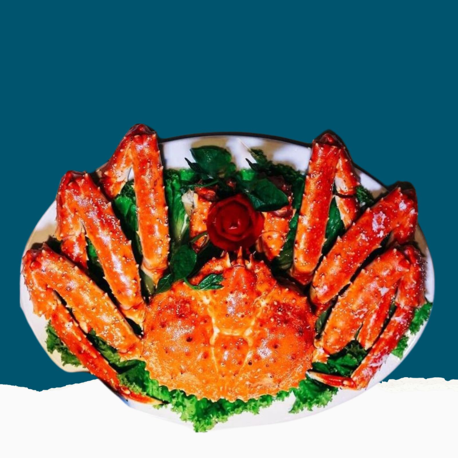 Cua hoàng đế hấp/ bỏ lò phô mai/ rang me /rang muối/ tiết canh/ sôt tiêu /sốt ớt